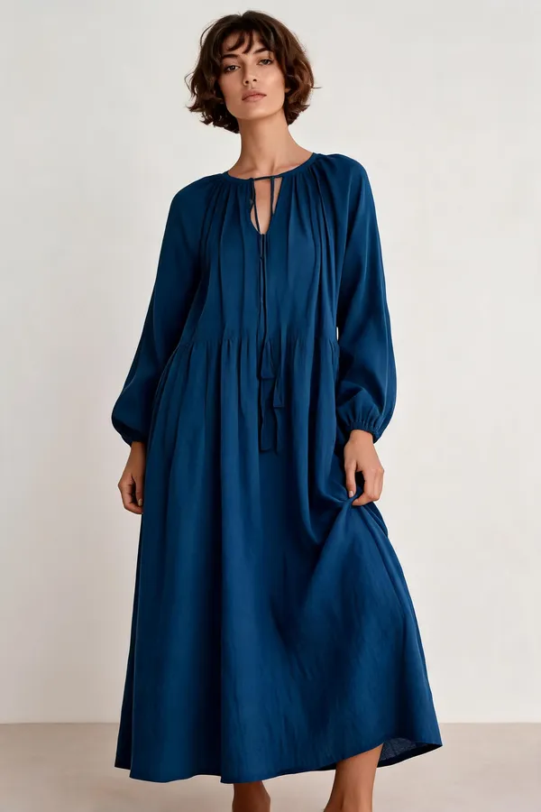 Blue_Rayon_Linen_Relaxed_Fit_Maxi_Dress_For_Women