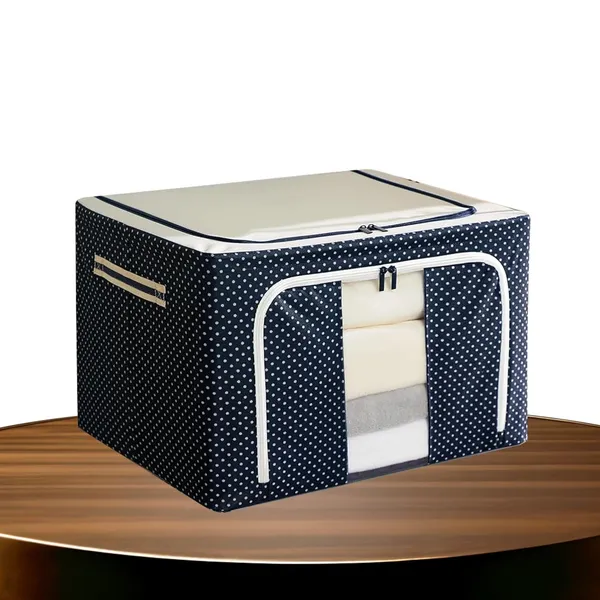 Fabric_Foldable_Zippered_Bedding_Storage_Box