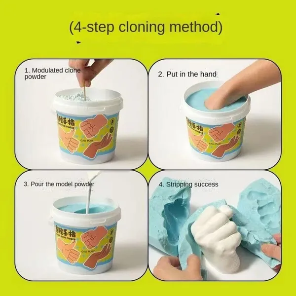 White_3D_Hand_And_Foot_Casting_Powder
