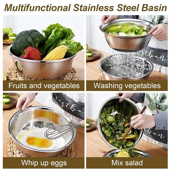 Stainless_Steel_Multifunctional_Colander_And_Bowl_Set
