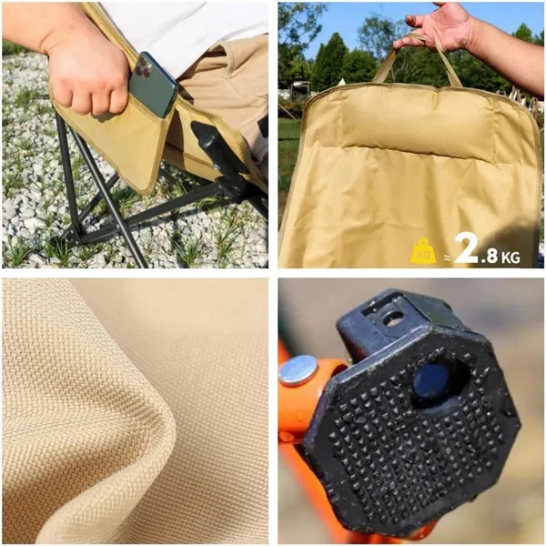 Khaki_Folding_Camping_Chair