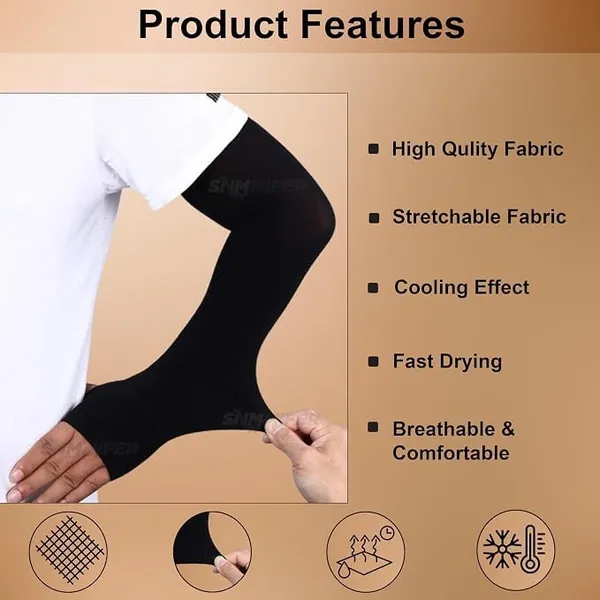 Black_Stretchable_Full_Arm_Sleeves_for_Unisex