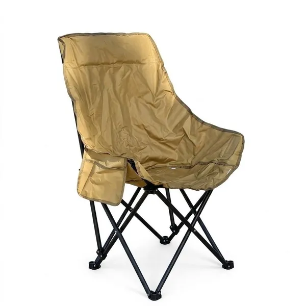 Khaki_Folding_Camping_Chair