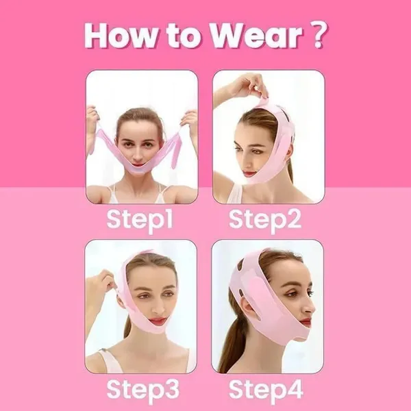 Pink_V_Line_Facial_Support_Mask