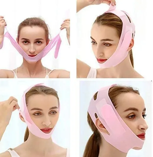 Pink_V_Line_Facial_Support_Mask