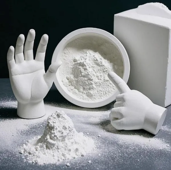White_3D_Hand_And_Foot_Casting_Powder