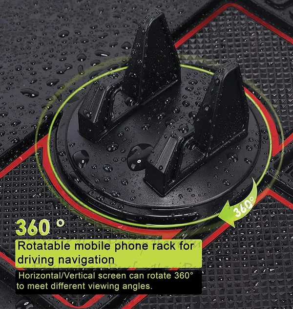 Black_Washable_Car_Dashboard_Phone_Holder_Mat