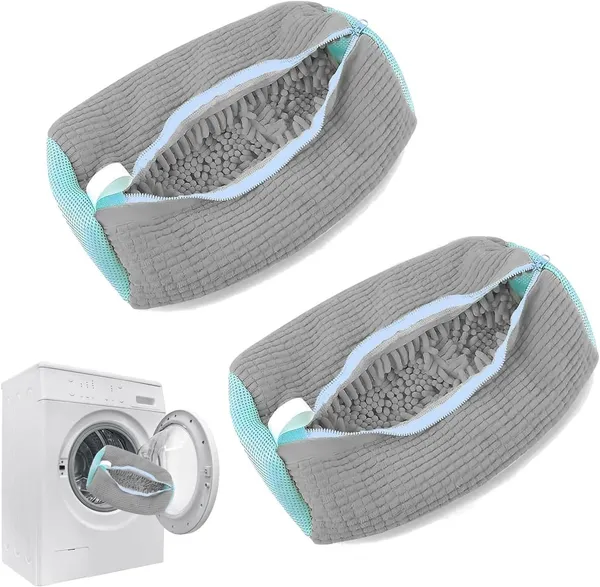 Grey_Zippered_Shoe_Washing_Bag_Set