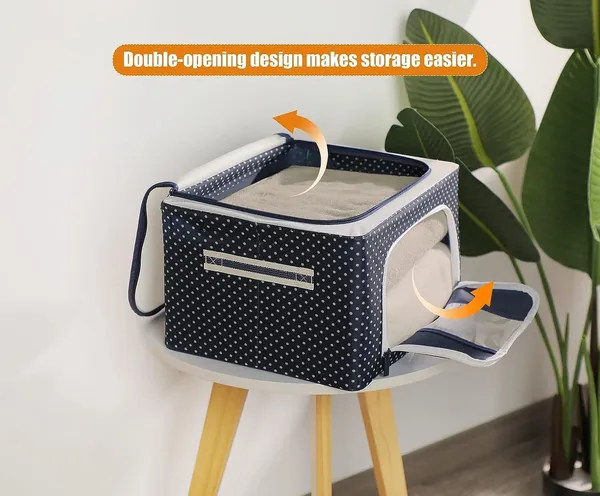 Fabric_Foldable_Zippered_Bedding_Storage_Box