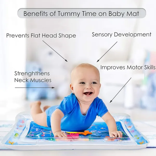 Blue_Inflatable_Water_Tummy_Time_Mat_for_Babies