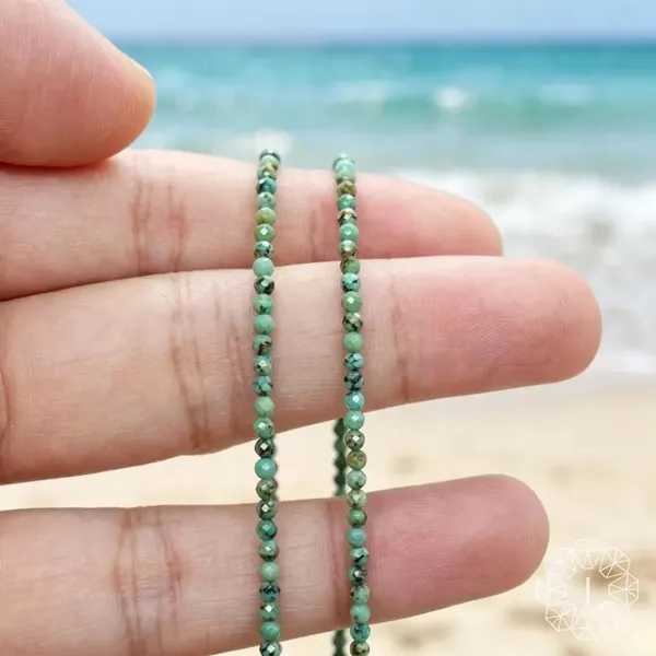 Green_African_Turquoise_Beaded_Anklet_for_Women