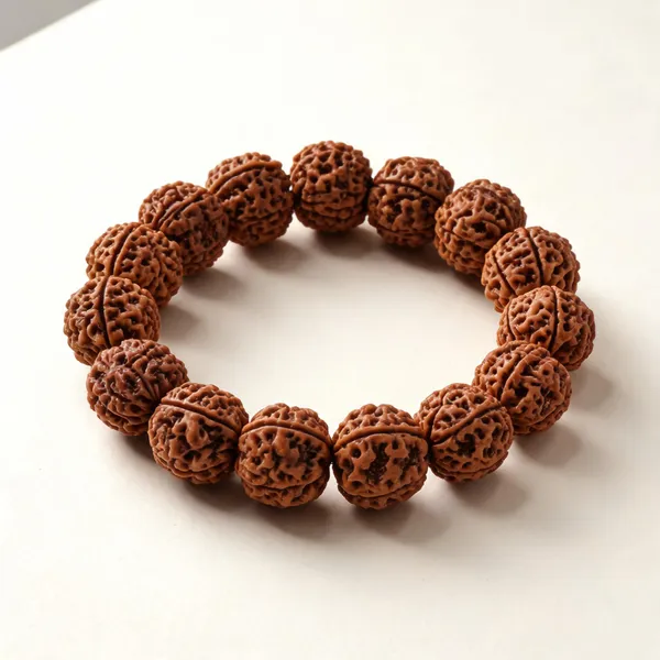 4_Mukhi_Nepali_Rudraksha_Bead_Bracelet_For_Unisex_Lab_Certified