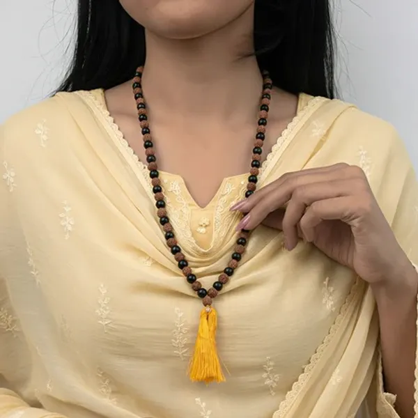 Black_Karungali_Rudraksha_Mala_Necklace_With_Yellow_Tassel
