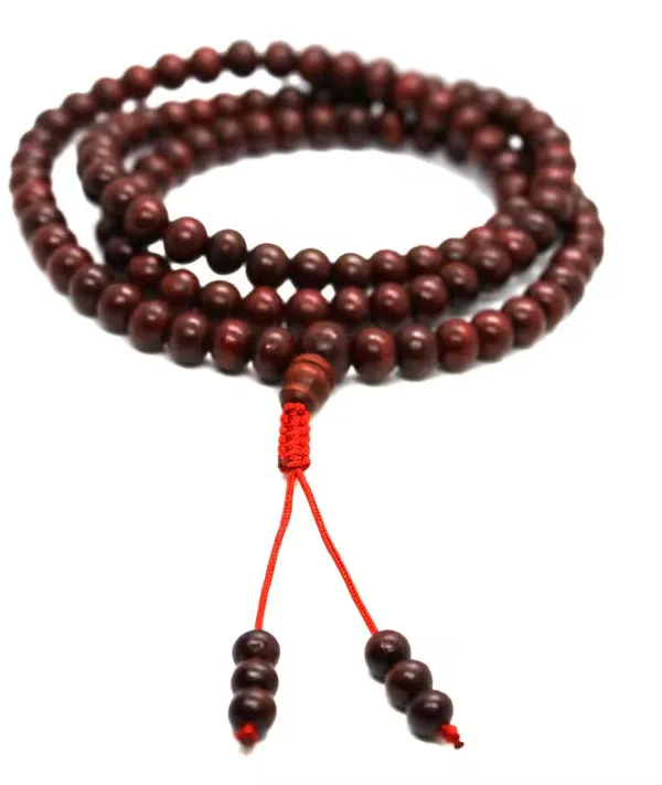 Brown_Beaded_Prayer_Mala_With_Red_Cord