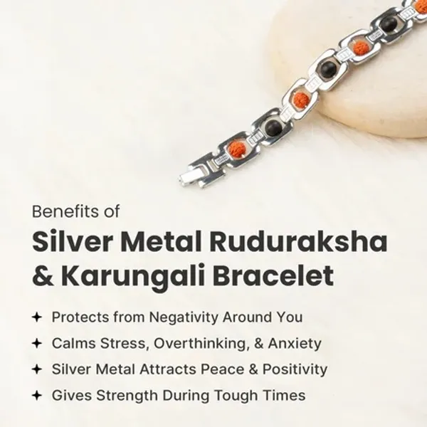Silver_Alloy_Rudraksha_Karungali_Bracelet_for_Unisex