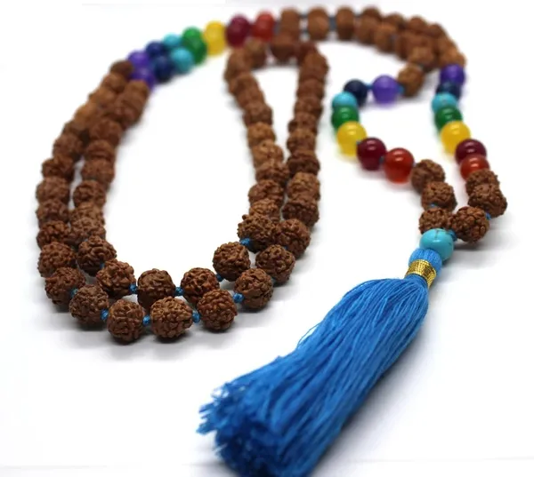 7_Chakra_Rudraksha_Mala_With_Blue_Tassel
