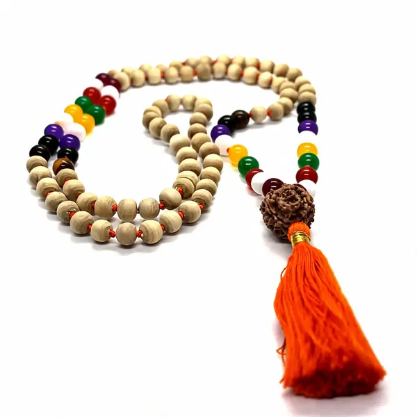 Tulsi_with_9_Chakra_Mala_with_5_Mukhi_Guru_Bead_Rudraksha_Lab_Certified