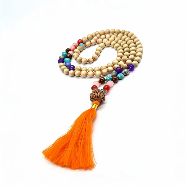 7_Chakra_Tulsi_Mala_8mm_with_5_Mukhi_Rudraksha_Guru_Bead_for_Men_&_Women_Lab_Certified