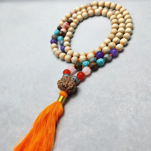 7_Chakra_Tulsi_Mala_8mm_with_5_Mukhi_Rudraksha_Guru_Bead_for_Men_&_Women_Lab_Certified