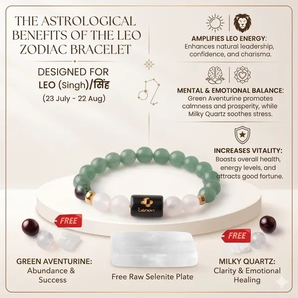 Leo_Singh_Rashi_Bracelet_with_Selenite_Plate_for_Men_&_Women_Zodiac_Crystal_Beaded_Bracelet_for_Astrology_Lab_Certified