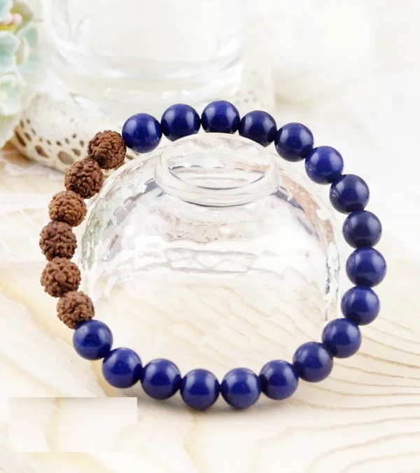 Blue_Beaded_Rudraksha_Bracelet_for_Men_And_Women