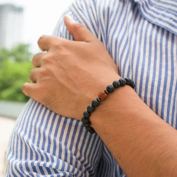 Black_Lava_Stone_Rudraksha_Bead_Bracelet