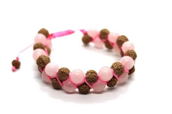 Pink_Rudraksha_Beaded_Bracelet_for_Men_And_Women