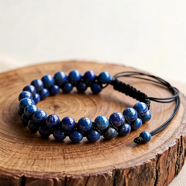 Double_Layer_Lapis_Lazuli_Adjustable_Bracelet_for_Men_&_Women_Lab_Certified