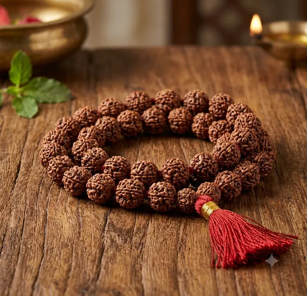 Brown_Rudraksha_Bead_Mala_With_Red_Tassel