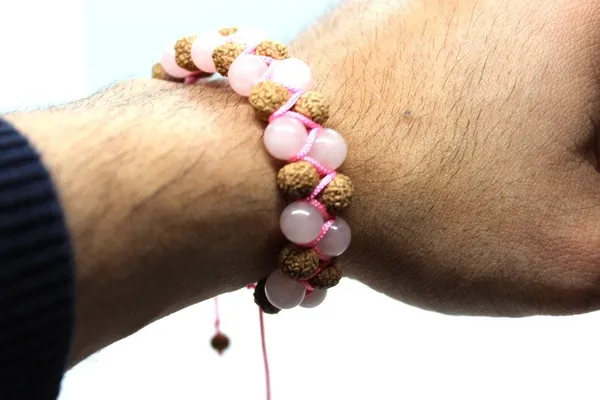 Pink_Rudraksha_Beaded_Bracelet_for_Men_And_Women