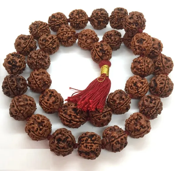 Brown_Rudraksha_Bead_Mala_With_Red_Tassel