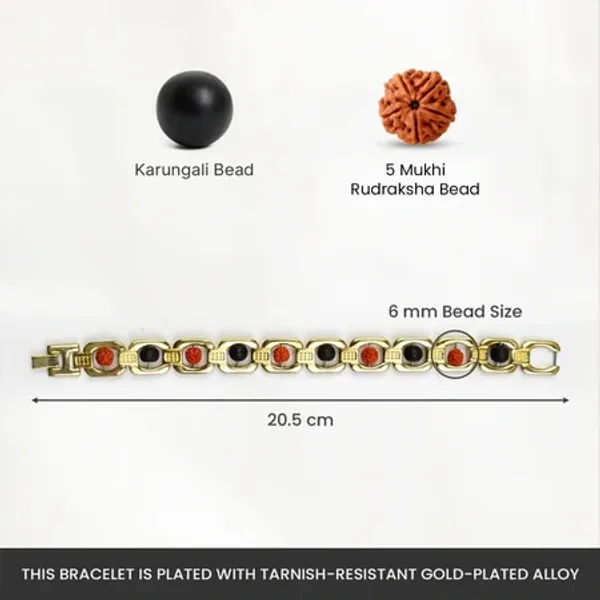 Gold_Plated_Beaded_Bracelet_for_Unisex