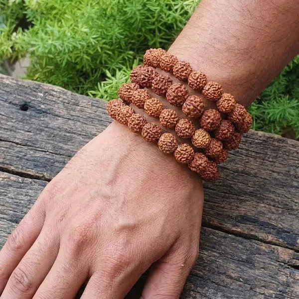 Brown_Rudraksha_Bead_Bracelet_Set