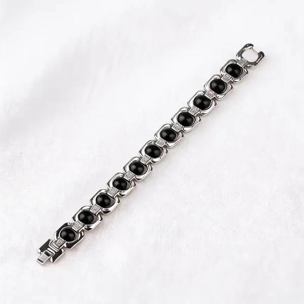 Silver_Karungali_Bead_Bracelet_For_Men_Lab_Certified
