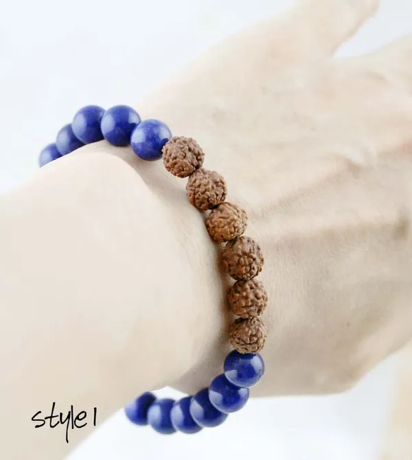 Blue_Beaded_Rudraksha_Bracelet_for_Men_And_Women