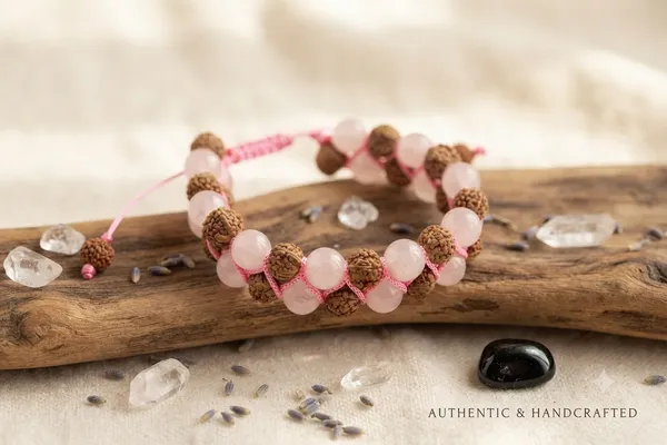 Pink_Rudraksha_Beaded_Bracelet_for_Men_And_Women