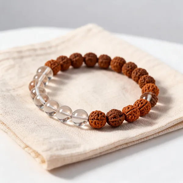 5_Mukhi_Rudraksha_&_Clear_Quartz_Bracelet_for_Men_and_Women_Lab_Certified