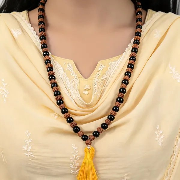 Karungali_Wood_and_5_Mukhi_Rudraksha_Mala_108+1_Beads_Lab_Certified