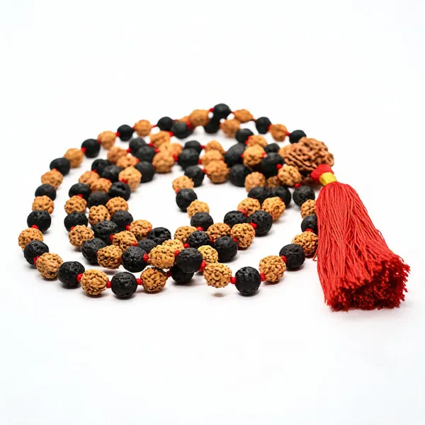 Karungali_with_Rudraksha_Mala_with_Nepali_Rudraksha_Guru_Bead_108+1_Lab_Certified