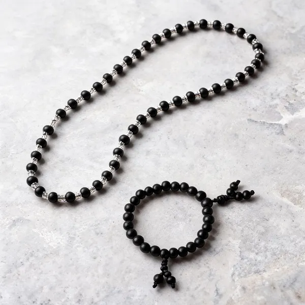 Karungali_Mala_with_Silver_Caps_and_Adjustable_Bracelet_Black_Ebony_Wood_Beads_Prayer_Necklace_for_Men_&_Women_Lab_Certified