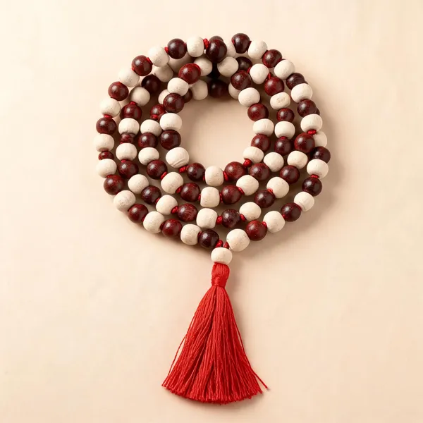 Tulsi_and_Red_Sandalwood_Mala_108+1_Beads_for_Men_&_Women_Lab_Certified