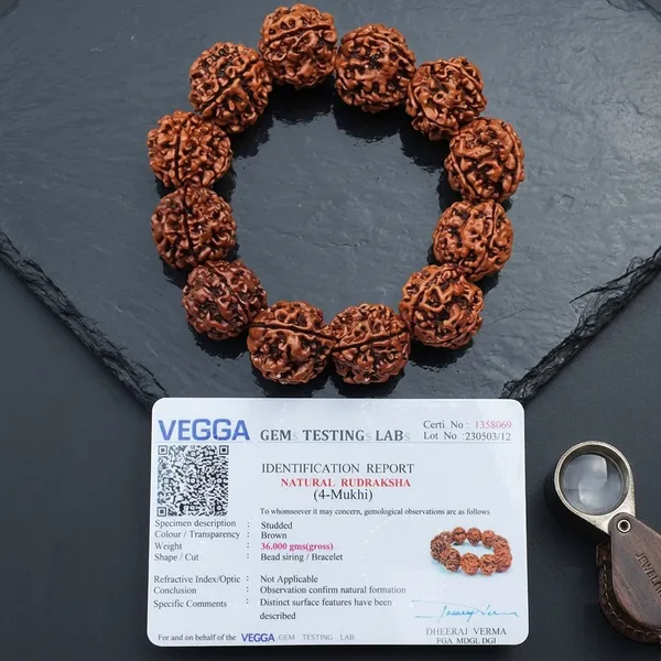 Brown_4_Mukhi_Rudraksha_Bead_Bracelet_for_Unisex