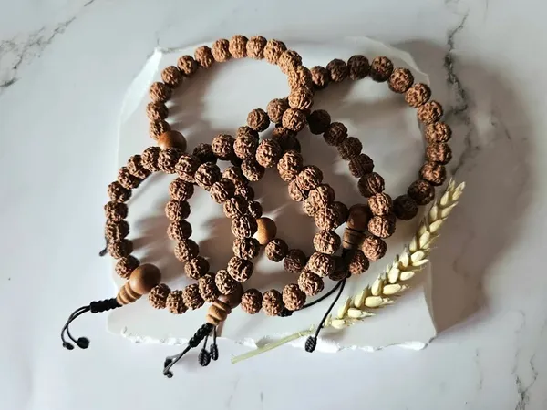 Brown_Rudraksha_Bead_Adjustable_Bracelet