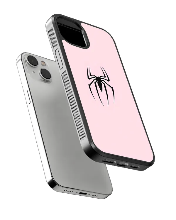Spider_Girl_Minimalist_Spider_Premium_Glass_Phone_Covr_Default_Title