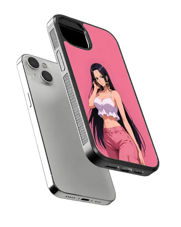 Boa_Hancock_One_Piece_Theme_Glass_Phone_Covr_Default_Title