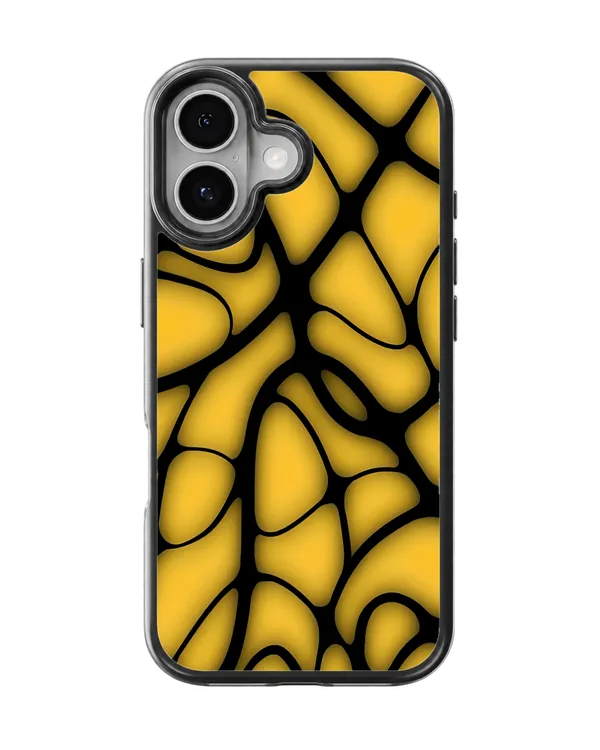 Mustard_Yellow_Abstract_Mosaic_Premium_Glass_Phone_Covr_Default_Title