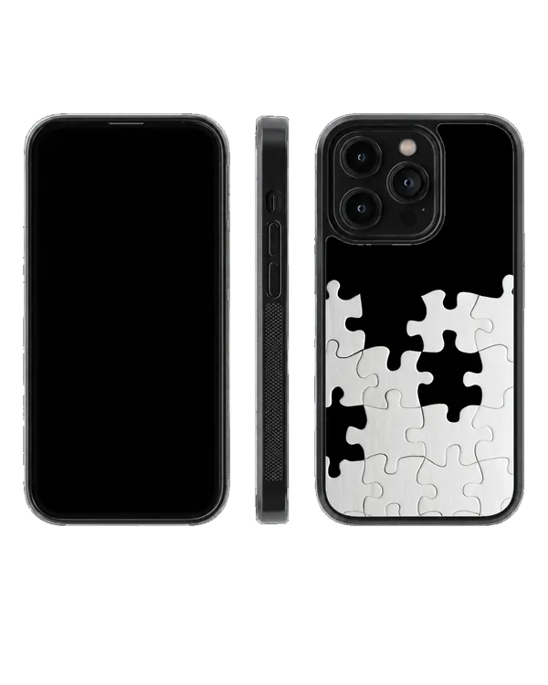 Black_White_Puzzle_Piece_Premium_Glass_Phone_Covr_Default_Title