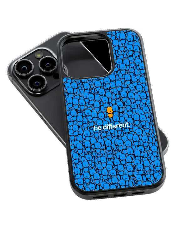 Be_Different_Blue_Smiley_Character_Premium_Glass_Phone_Covr_Default_Title