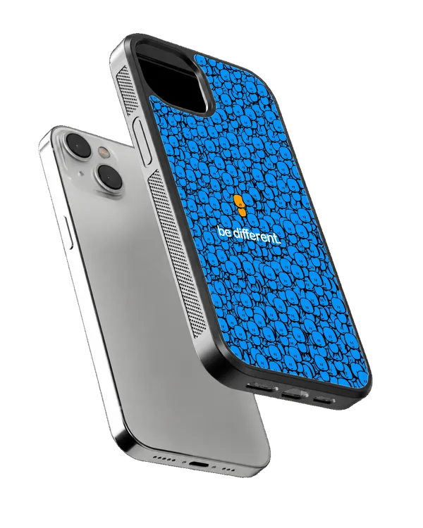Be_Different_Blue_Smiley_Character_Premium_Glass_Phone_Covr_Default_Title