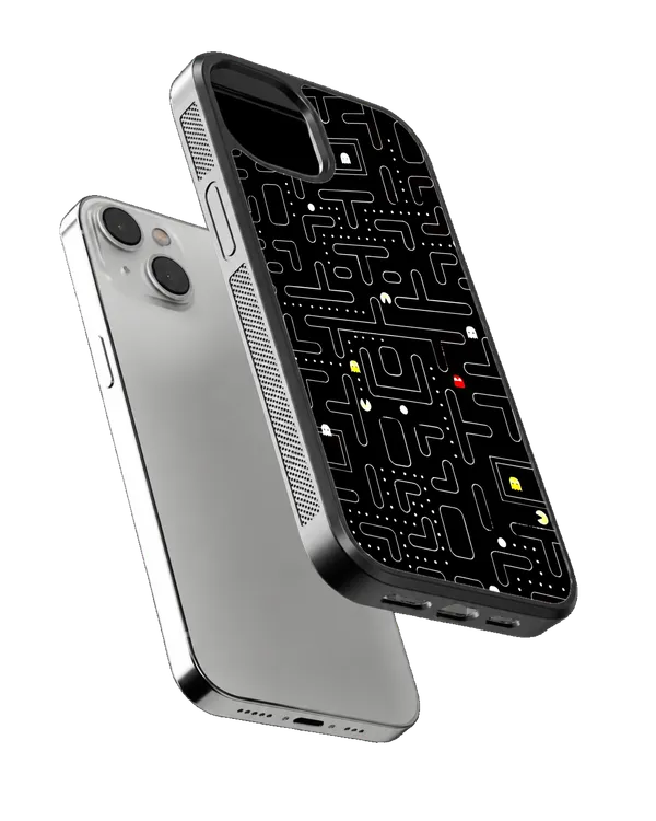 Pac_Man_Maze_Gaming_Premium_Glass_Phone_Covr_Default_Title